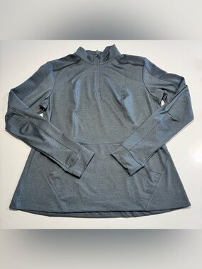 5.11 Tactical Tessa Womens Fitness 1/4 Zip Pullover Dark Heather Gray Size XLG